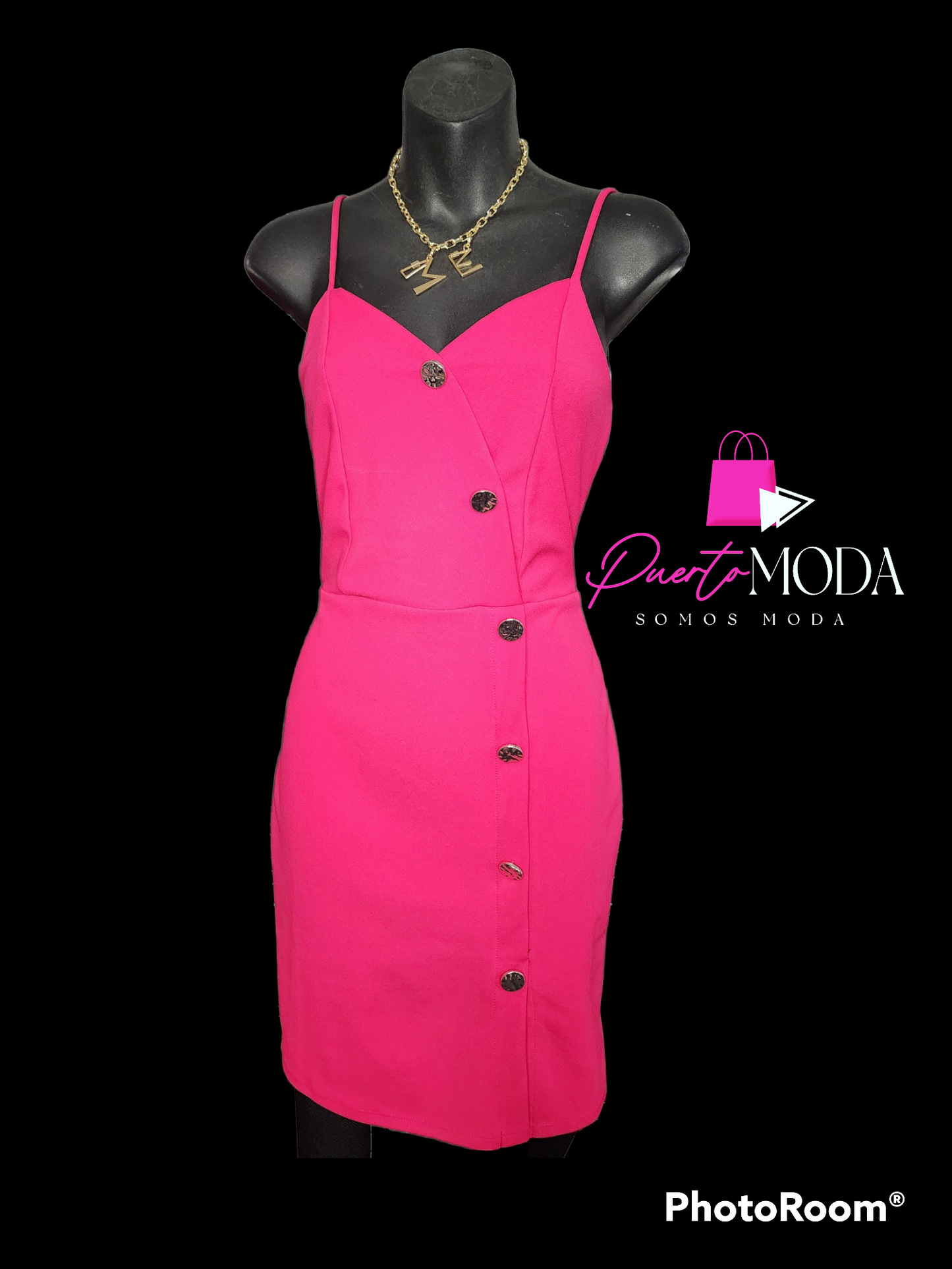 Magenta Mini Dress