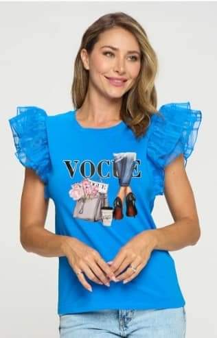 Vogue Ruffle Top