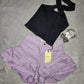 Vibrant Denim Shorts