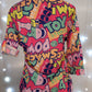 Double graphic shirt Fucsia