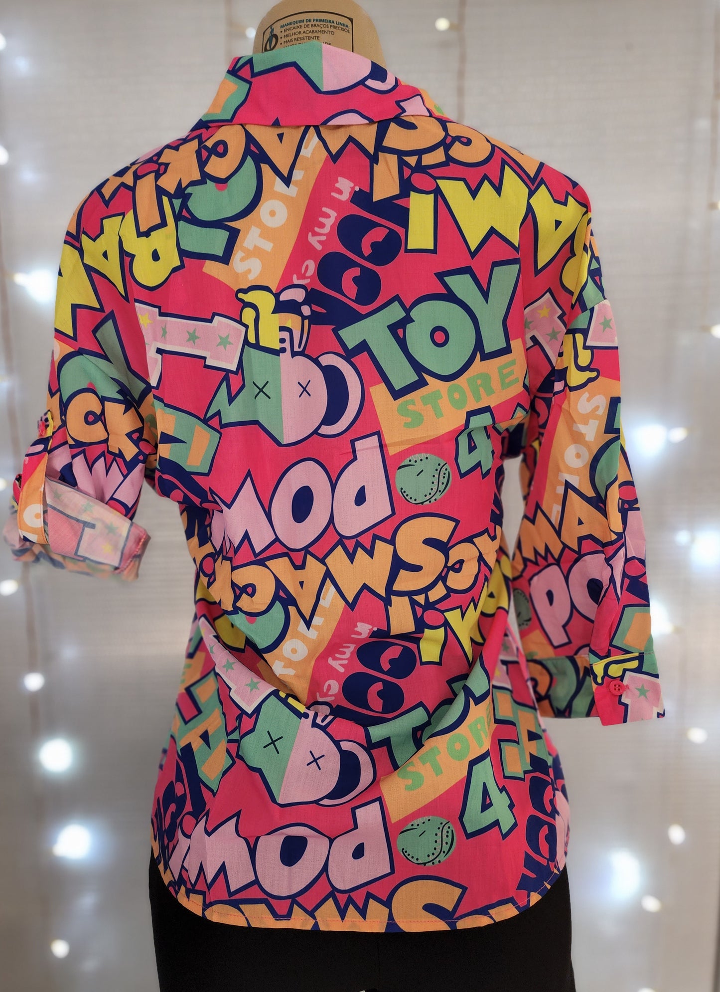Double graphic shirt Fucsia
