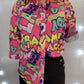 Double graphic shirt Fucsia