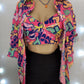 Double graphic shirt Fucsia