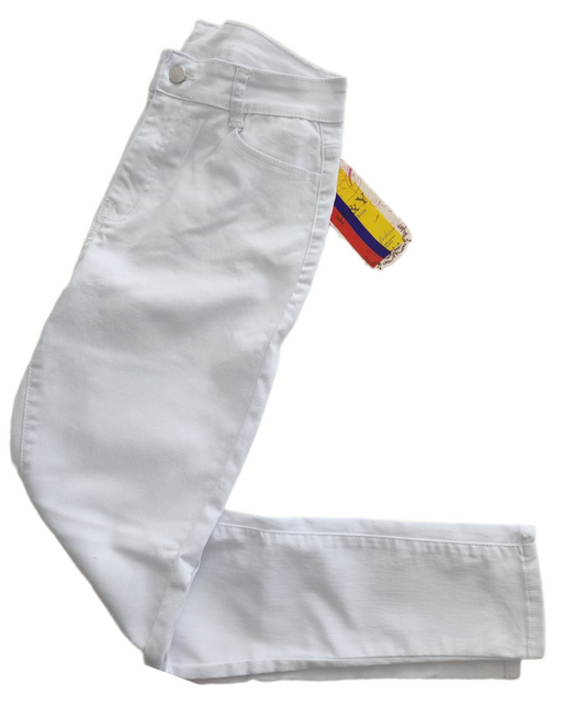 Jeans Colombiano Blanco