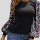 PLUS Multi Colored Sequin Long SLV