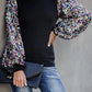 PLUS Multi Colored Sequin Long SLV